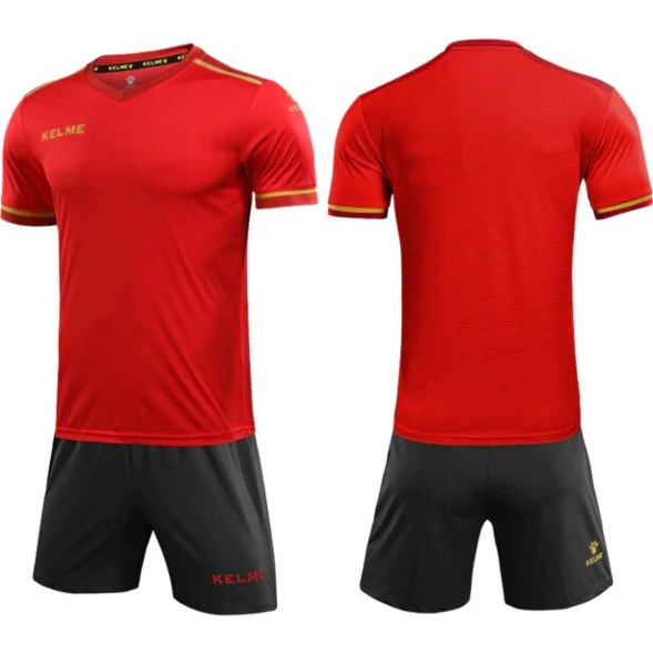 Футбольная форма KELME S/S Football Set (Red/Grey)