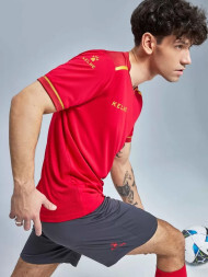 Футбольная форма KELME S/S Football Set (Red/Grey)