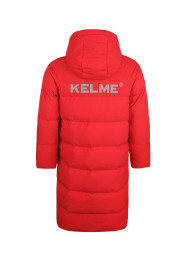Пуховик KELME Women's Long Down Jacket Red