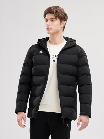 Пуховик KELME Short Cotton Clothes Black