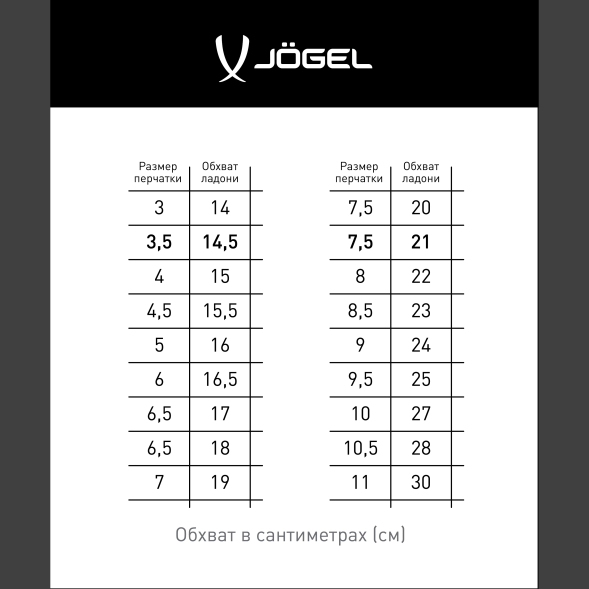 Перчатки вратарские JOGEL Training Flat
