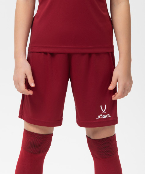 Шорты игровые JOGEL CAMP Classic Shorts, гранатовый/белый, детский