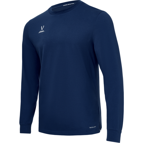 Лонгслив тренировочный JÖGEL DIVISION PerFormDRY Training CVC LS Z4, темно-синий