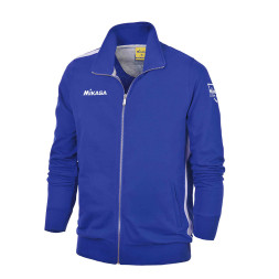Куртка от костюма MIKASA MT537-025-L, р.L, 70% хлопок, 30% полиэстер, cиний