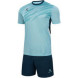 Футбольная форма KELME Short-Sleeved Football Suit (Light Blue/Dark Blue)
