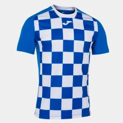 Футболка игровая JOMA с коротким рукавом FLAG II Синий-белый