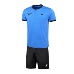 Судейская форма KELME Short Sleeve Refree Set (Blue/Black)