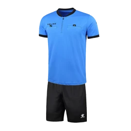 Судейская форма KELME Short Sleeve Refree Set (Blue/Black)