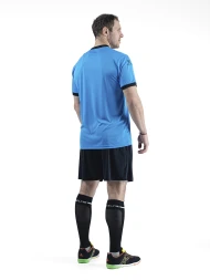 Судейская форма KELME Short Sleeve Refree Set (Blue/Black)
