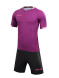 Футбольная форма KELME Short Sleeve Football Uniform (Light Purple/Black)