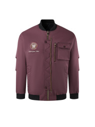 Бомбер KELME Reversible Baseball Jacket Burgundy
