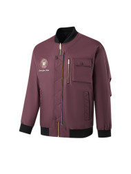 Бомбер KELME Reversible Baseball Jacket Burgundy