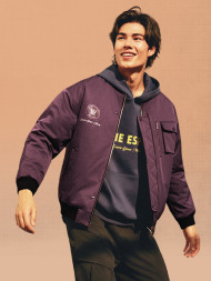 Бомбер KELME Reversible Baseball Jacket Burgundy