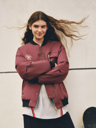 Бомбер KELME Reversible Baseball Jacket Burgundy