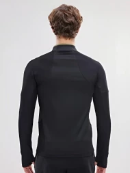 Олимпийка KELME Half Open Long Sleeve T-Shirt Black
