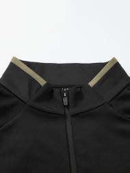 Олимпийка KELME Half Open Long Sleeve T-Shirt Black