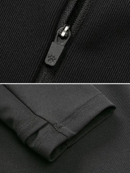 Олимпийка KELME Half Open Long Sleeve T-Shirt Black