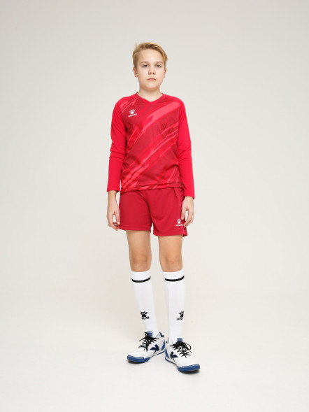 Детский комплект (лонгслив, шорты) KELME Long Sleeve Goalkeeper Suit Red