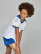 Детская футбольная форма KELME S/S Football Set Kid (White/Blue)