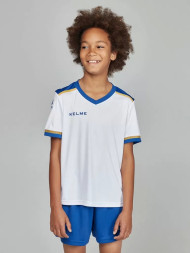 Детская футбольная форма KELME S/S Football Set Kid (White/Blue)