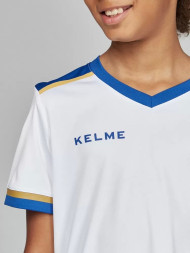 Детская футбольная форма KELME S/S Football Set Kid (White/Blue)