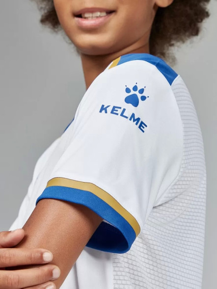 Детская футбольная форма KELME S/S Football Set Kid (White/Blue)