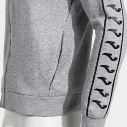 CHAQUETA CON CAPUCHA HEROIC GRIS NEGRO