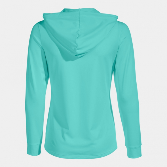 CHAQUETA CON CAPUCHA SCULPTURE II TURQUESA