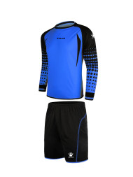 Детская вратарская форма KELME Long Sleeve Football Goalkeeper Suit (Light Blue/Black)