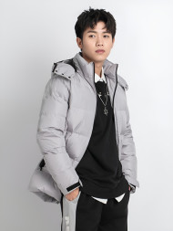 Пуховик KELME Short Down Jacket Grey
