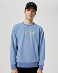 Свитшот KELME Round Neck Sweater Light Blue