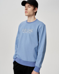 Свитшот KELME Round Neck Sweater Light Blue