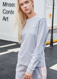 Свитшот KELME Women's Round Neck Sweater Grey