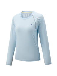 Лонгслив KELME Crew Neck Long-sleeved T-shirt Light Blue