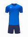 Футбольная форма KELME Short-Sleeved Football Suit (Blue/Dark Blue)