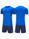 Футбольная форма KELME Short-Sleeved Football Suit (Blue/Dark Blue)