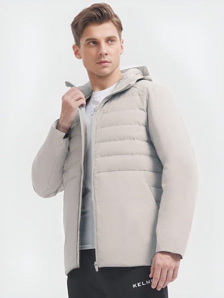 Пуховик KELME Light Down Jacket Beige