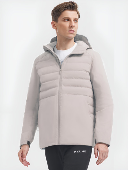 Пуховик KELME Light Down Jacket Beige