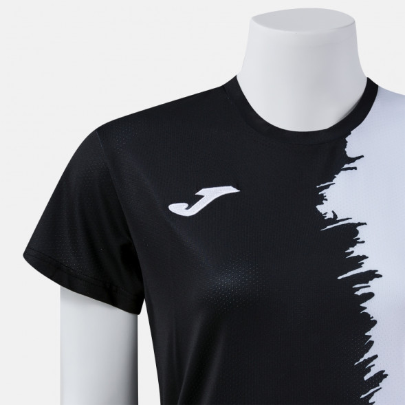 ФУТБОЛКА С КОРОТКИМ РУКАВОМ PICASHO ЧЕРНЫЙ БЕЛЫЙ