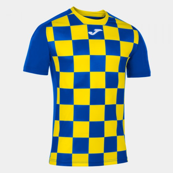 Футболка игровая JOMA с коротким рукавом FLAG II Синий-желтый