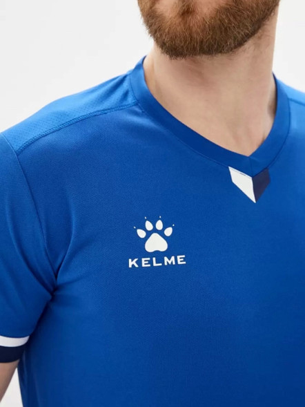 Футбольная форма KELME S/S Football Set (Blue/Dark Blue)