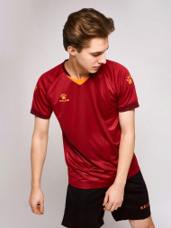Футбольная форма KELME Short Sleeve Football Uniform (Burgundy/Black)