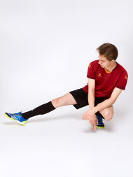 Футбольная форма KELME Short Sleeve Football Uniform (Burgundy/Black)