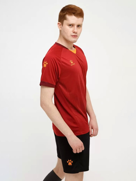 Футбольная форма KELME Short Sleeve Football Uniform (Burgundy/Black)