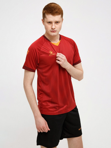 Футбольная форма KELME Short Sleeve Football Uniform (Burgundy/Black)