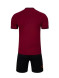 Футбольная форма KELME Short Sleeve Football Uniform (Burgundy/Black)