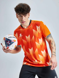 Футбольная форма KELME Short-Sleeved Football Suit (Orange/Black)