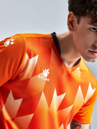Футбольная форма KELME Short-Sleeved Football Suit (Orange/Black)
