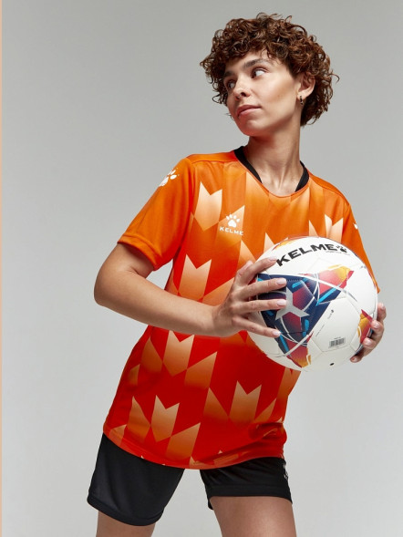Футбольная форма KELME Short-Sleeved Football Suit (Orange/Black)