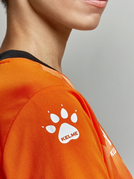 Футбольная форма KELME Short-Sleeved Football Suit (Orange/Black)